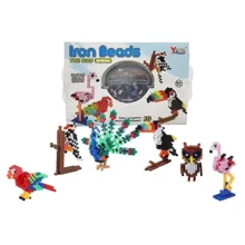 Термомозаика Yirun Iron Beads ET 19 B птичий мир, 6 3D фигурок, 3000 бусин, в коробке: Производитель Yirun Iron Beads
