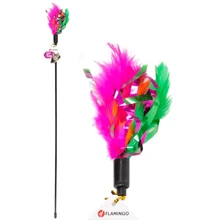 Дразнилка с перьями Flamingo Feather Stick для котов длина 59 см: undefined undefined