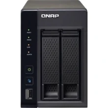 Сетевой накопитель (NAS) QNAP TS-269L: Слоты для дисков 2 x 2.5" или 3.5" HDD с интерфейсом SATA I или SATA II