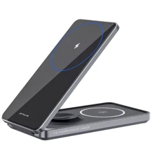 Зарядное устройство Proove Wireless Charger Metal Edge 15W 3in1 Gray: Особенности Для Apple Watch, MagSafe