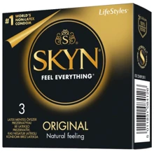LifeStyles SKYN безлатексние презервативи ORIGINAL 3шт: Тип Без латексу
