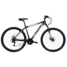Велосипед Discovery RIDER DD 2021 29" (чорно-білий (м)): Матеріал рами сталь