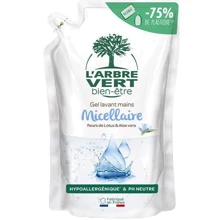 L’Аrbre Vert Крем-мыло для рук мицеллярное запаска 300 ml: Назначение Увлажнение, Очищение