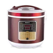 Мультиварка Saturn ST-MC9181-39 Red: Потужність 700 Вт