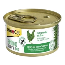Влажный корм GimCat Shiny Cat Duo Superfood для кошек курица с травой в бульоне 70 g (4002064414720): Тип Влажный корм