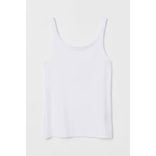 Майка H&M 6783218 170 см белая: Тип Майки
