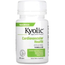 Kyolic Aged Garlic Extract Cardiovascular Health Original Formula 100 Экстракт выдержанного чеснока 100 таблеток: Форма выпуска Таблетки
