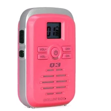 Рация носимая Luiton Q-3 UHF 1800 mAh Pink: Тип рация аналоговая