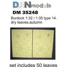 Листья лопуха DAN models Желтые, набор №14 (DAN35248): Производитель DAN models
