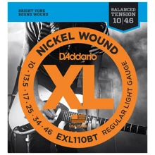 Струна для гитар Струны D`ADDARIO EXL110BT XL NICKEL BALANCED TENSION, REGULAR LIGHT (10-46): Тип Комплект струн
