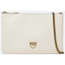 Женский клатч PINKO FLAT CLASSIC VITELLO SETA белый (100455A0F1Z14Q): Пол Женский