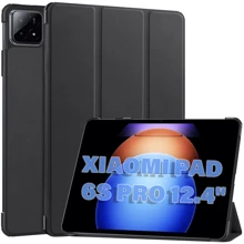 Аксессуар для планшетных ПК BeCover Smart Case Black for Xiaomi Pad 6S Pro (711083): Цвет черный