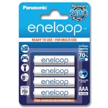 Аксессуар для фонарей Panasonic Eneloop AAA 800mAh в блистере по 4 шт, 1 шт (Panasonic800): Производитель Sanyo
