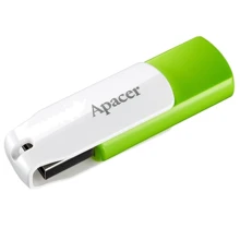 USB-флешка Apacer AH335 64GB USB 2.0 Green/White (AP64GAH335G-1): Стандарт USB USB 2.0