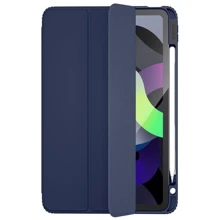 Аксессуар для iPad Blueo Ape Case with Leather Sneath with Pencil mount Navy Blue for iPad Pro 12.9" (2020-2021): Цвет синий