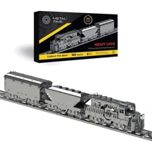 Колекційна модель-конструктор Metal Time Heavy Loco механічний вантажний каргопоїзд (MT023): Виробник Metal Time