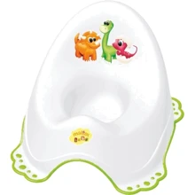 Горшок Maltex Baby Дино с нескользящими резинками Белый (3910406): Цвет белый
