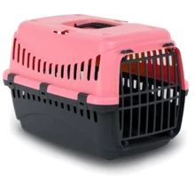 Переноска для котов и собак Bergamo Gipsy 1 small Corall пластиковая дверь 46x31x32 см коралловая: Производитель Bergamo