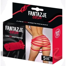 Веревка для связывания Linki - Fantazje BDSM Lina 5m Red (2900115): Производитель Grammi