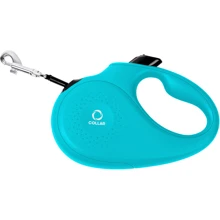 Поводок-рулетка Collar S для собак до 15 кг, 5 м голубой: Тип шнура Лента
