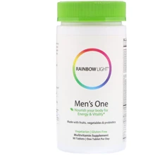 Rainbow Light Just Once Men's One Food-Based Multivitamin 90 Tabs Вітаміни для чоловіків: Тип мультивітаміни