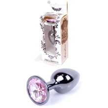 Анальна пробка BOSS of TOYS Boss Series - Jewellery Dark Silver PLUG Rose S (BS6400027): Для кого унісекс