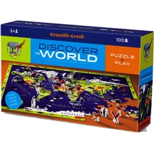 Пазл-игра Карта Мира Crocodile Creek Discover Puzzle (100 элементов): Производитель Crocodile Creek