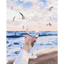 Картина по номерам Brushme Море в бокале 40x50 см (BS52416): Производитель Brushme