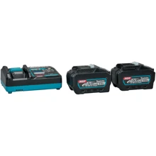 Акумулятор та зарядний пристрій Makita XGT (BL4050x2, DC40RA): Тип Комплект (зарядное устройство + аккумулятор)