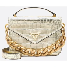 Жіноча сумка-сетчел GUESS RETOUR MINI TOP HANDLE FLAP золота (HWCM8664780-GOL): Стать Женский