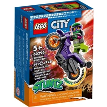 Конструктор LEGO City Каскадерский мотоцикл для становления дыбом (60296): Серия City