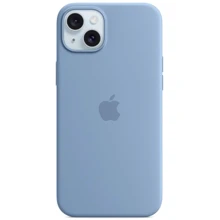 Чохол для iPhone Apple for iPhone 15 Silicone Case with MagSafe Winter Blue (MT0Y3) : Колір голубой
