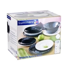 Столовый сервиз Сервиз Luminarc Trianon Black/White G8733 (18 пр.): undefined undefined