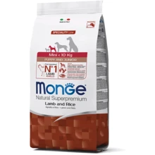 Сухой корм Monge Mini Puppy & Junior для щенков мелких пород ягненок с рисом 7.5 кг (70011075): Тип Сухой корм