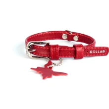 Нашийник Collar Glamour без прикрас 27-36 см 15 мм червоний (4820152560773): Виробник Collar