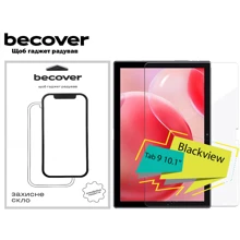 Аксессуар для планшетных ПК BeCover Tempered Glass Clear for Blackview Tab 9 (713038): Цвет прозрачный
