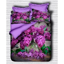 Комплект постільної білизни LightHouse Ranforce+3D Purple Lilac євро бузковий (135OZ_2,0): Матеріал ранфорс