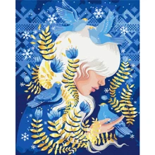 Картина по номерам Brushme Птицы зимы © Полина Скурихина 40х50 см (BS53864): Производитель Brushme