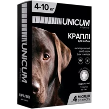 Капли от блох и клещей Unicum Premium для собак 4-10 кг имидаклоприд 10% (UN-007): Тип Капли