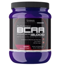 Аминокислота для спорта Ultimate Nutrition Flavored BCAA 12,000 Powder 228 g /30 servings/ Cherry: Вкус Вишня