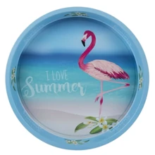 Поднос OOTB "Flamingo" 33 см голубой (OOTB): undefined undefined