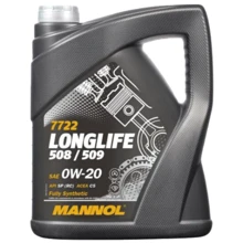 Моторна олива Mannol 7722 O.E.M. LONGLIFE 508/509 0W-20,5л (MN7722-5): Тип Синтетическое