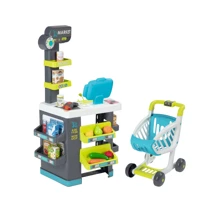 Интерактивный маркет Smoby с электронной кассой и тележкой 49х38х90 см (350230): Производитель Smoby