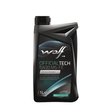 Моторна олива WOLF OFFICIALTECH 5W20 MS-FE 1Lx12: Тип Синтетическое