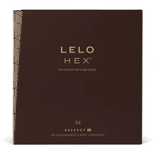 Презервативи LELO HEX Condoms Respect XL 36 Pack: Тип Збільшеного розміру