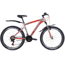 Велосипед Discovery TREK 2021 M 26" фиолетовый (OPS-DIS-26-373): Материал рамы Сталь