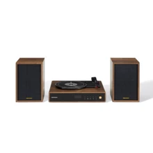 Виниловый проигрыватель Crosley Alto Shelf System (Walnut): Привод ременной