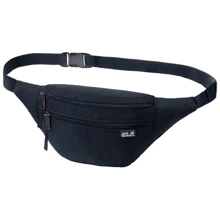 Сумка поясная Jack Wolfskin черная (8006721_1010): Пол Унисекс