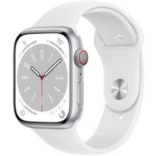 Apple Watch Series 8 45mm GPS+LTE Silver Aluminum Case with White Sport Band Approved Витринный образец: Производитель Apple