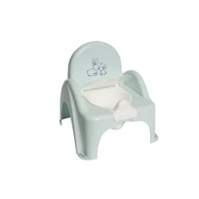 Горшок-стульчик Tega Baby Зайчики музыкальный Салатовый PO-065-105: Цвет зеленый